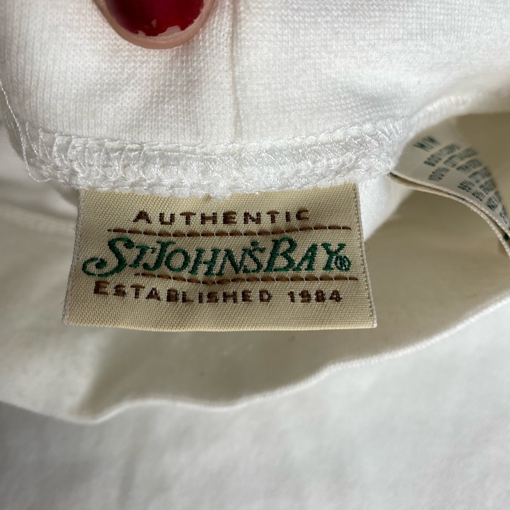 Vintage, white, long sleeve tee